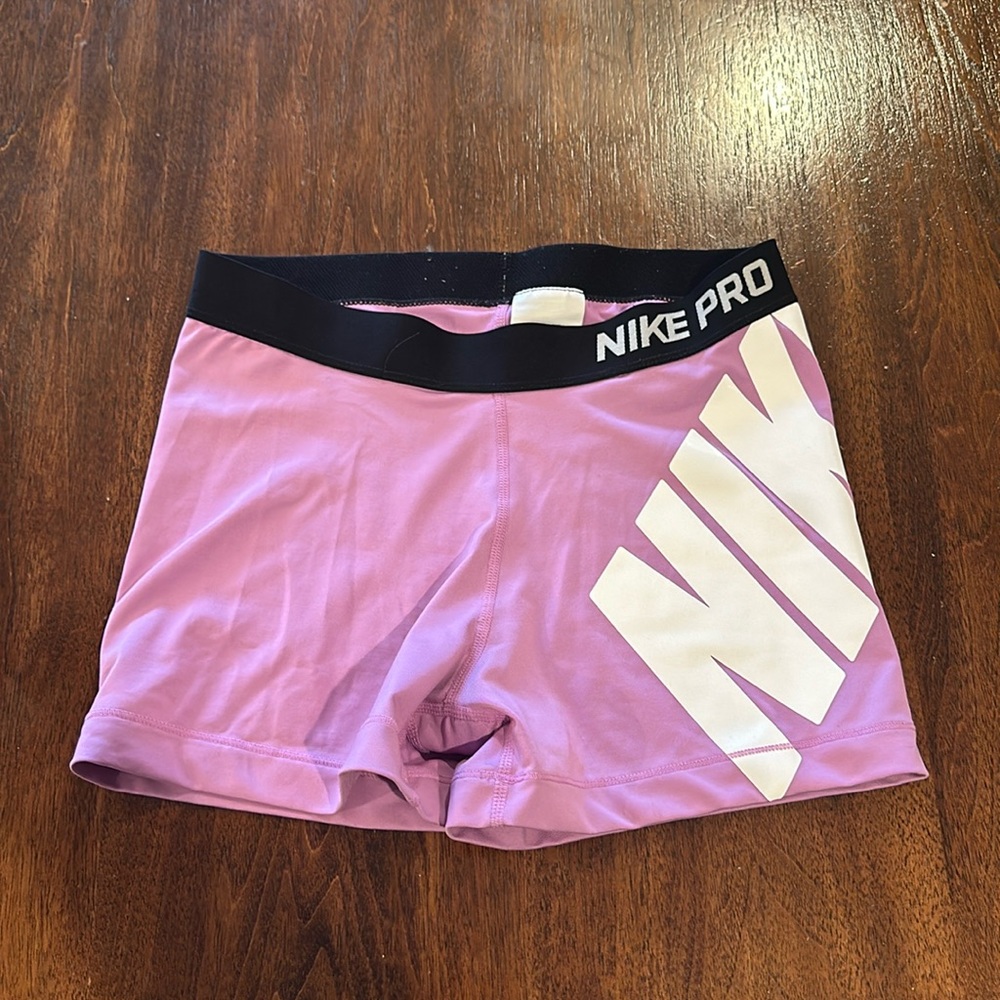 Nike Womens Pro 3" Logo Training Shorts large excellent condition